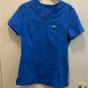 Figs Royal Blue Women's Scrub Top